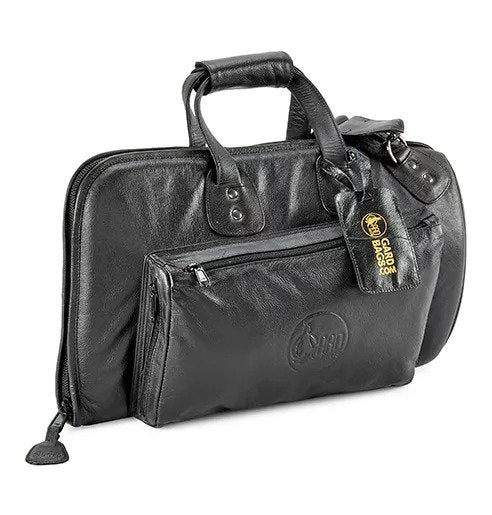 Gard Single Cornet Gig Bag, Black Leather
