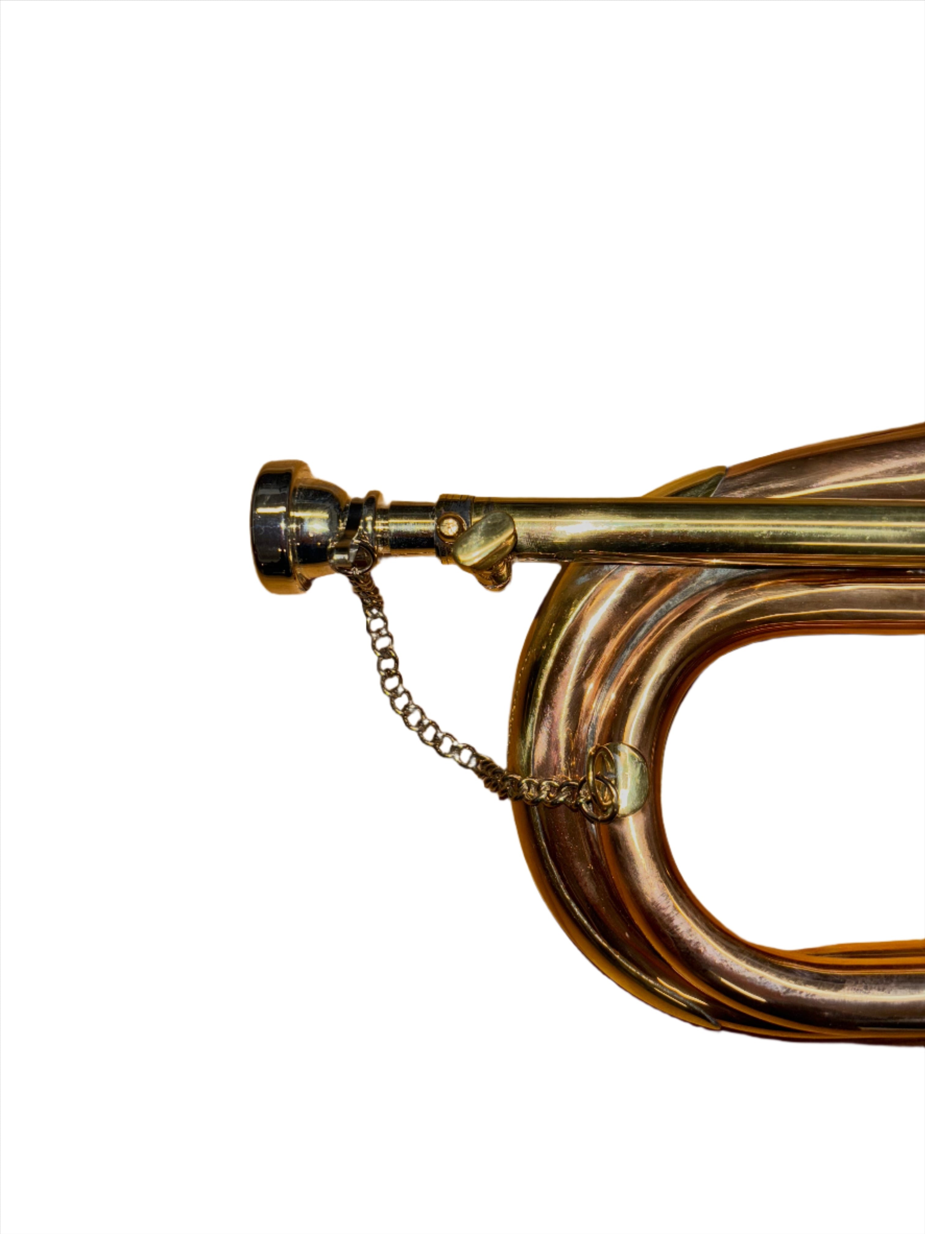 Tuneable Bugle with Case and Mouthpiece