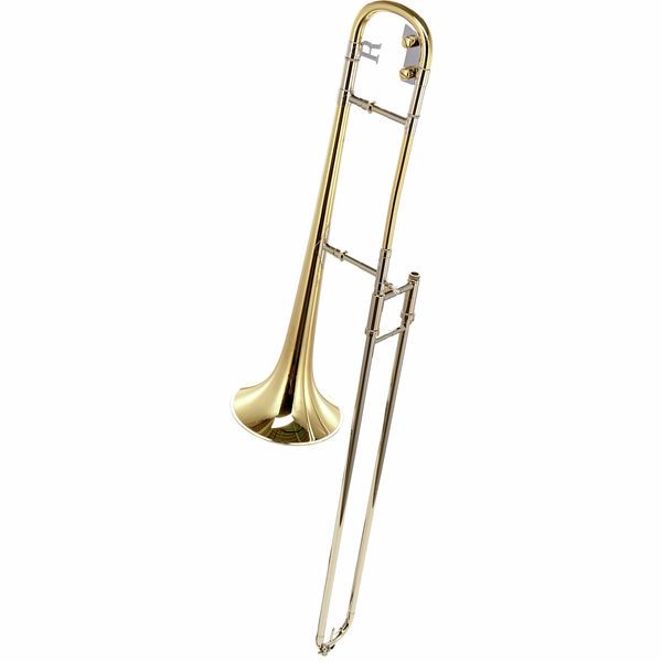 Rath R10 trombone, 0.500" NS hand slide, 7.5" Yellow brass bell..Brushed finish to bell