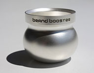Brand TurboBlow Tuba mouthpiece booster in stainless steel