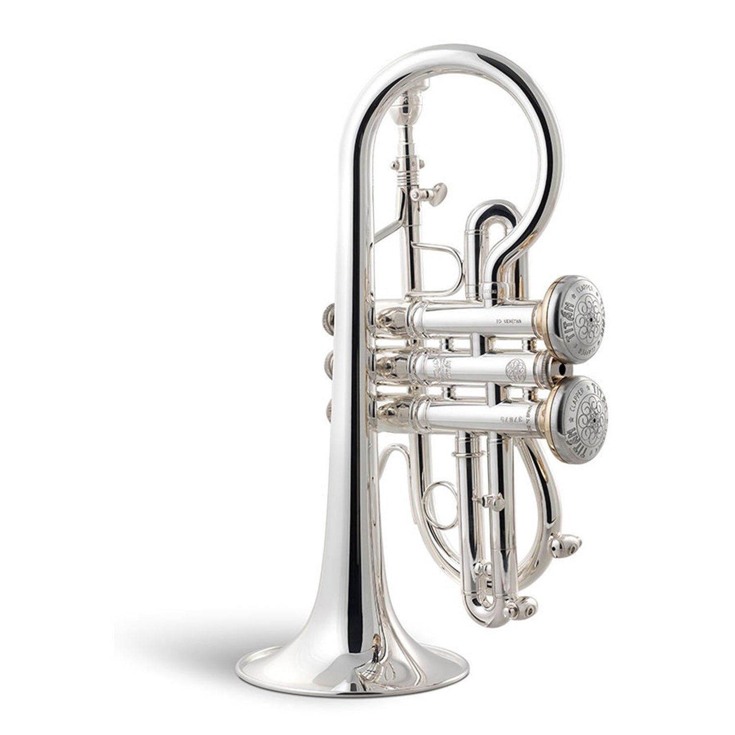 Stomvi Titan Eb Soprano Cornet - Silver Plate