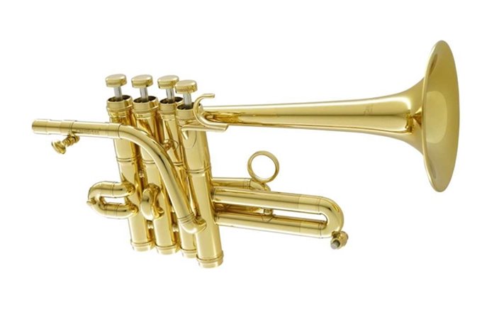Carol Brass Bb/A Piccolo Trumpet outfit lacquered