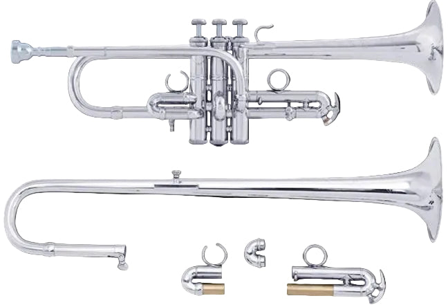 Bach Stradivarius Artisan Eb/D Trumpet - Silver Plate