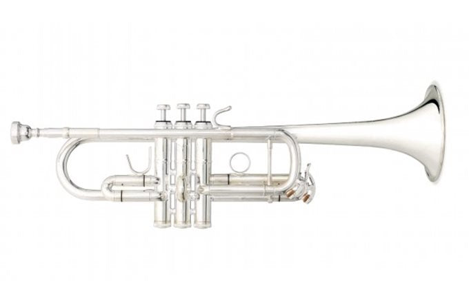 B&S Challenger II C Trumpet with Reversed Leadpipe - silver plated