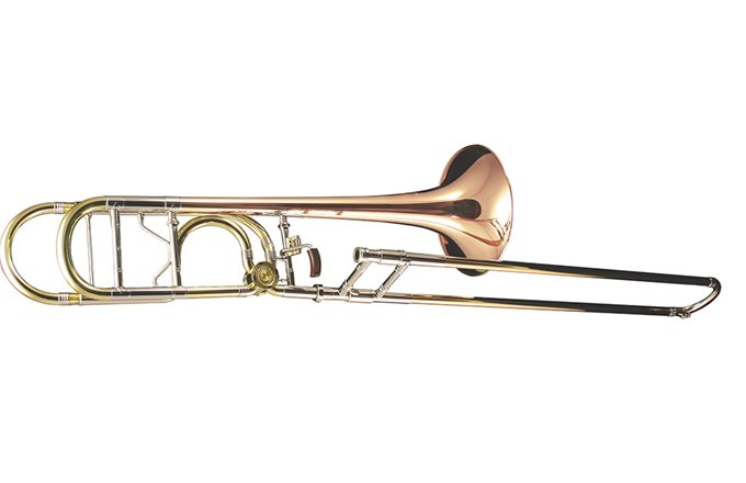 Greenhoe GC4 Bb/F Large Bore Tenor Trombone Outfit with Red Brass Bell