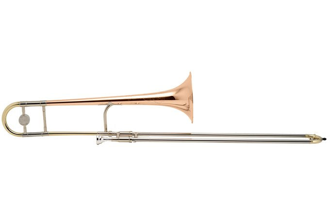 King 2B trombone outfit with gold brass bell